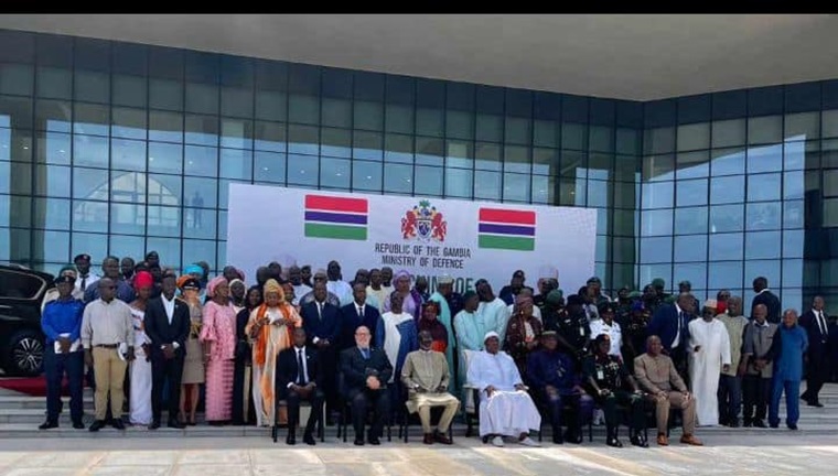 The official launching ceremony of the first ever Gambia National Defence Policy